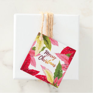 Étiquette cadeau de Noël