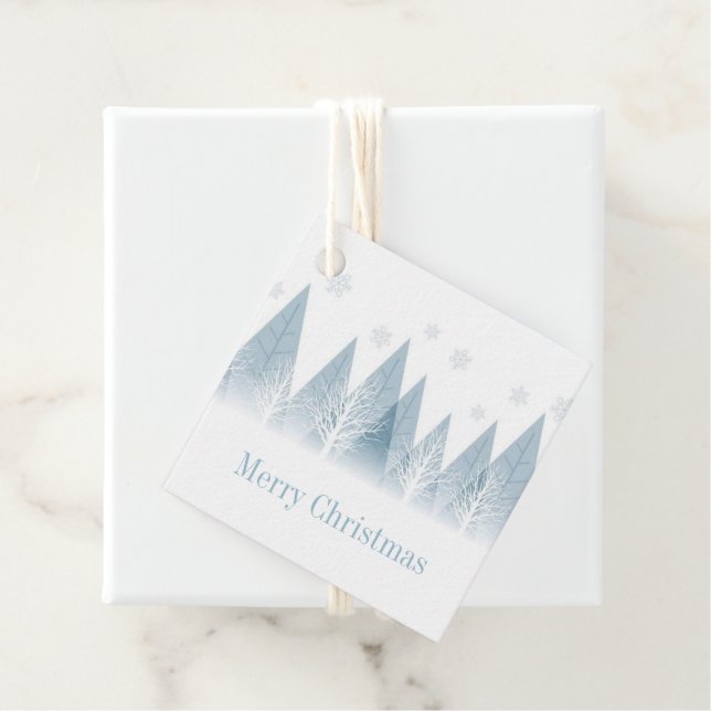 Étiquette cadeau de Noël (En situation)