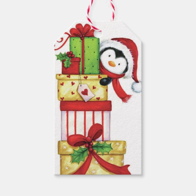 Étiquette cadeau de Noël (Devant)