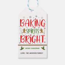 Étiquette cadeau de Noël