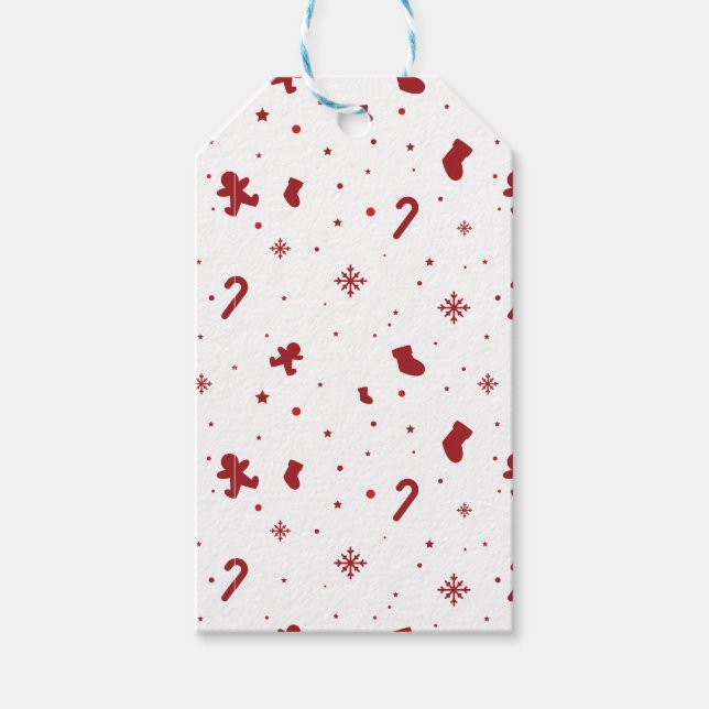 Étiquette cadeau de Noël (Devant)