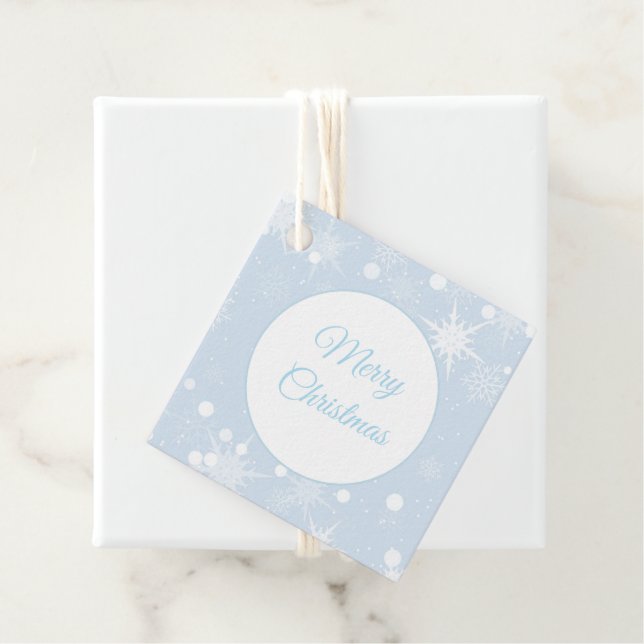 Étiquette cadeau de Noël (En situation)