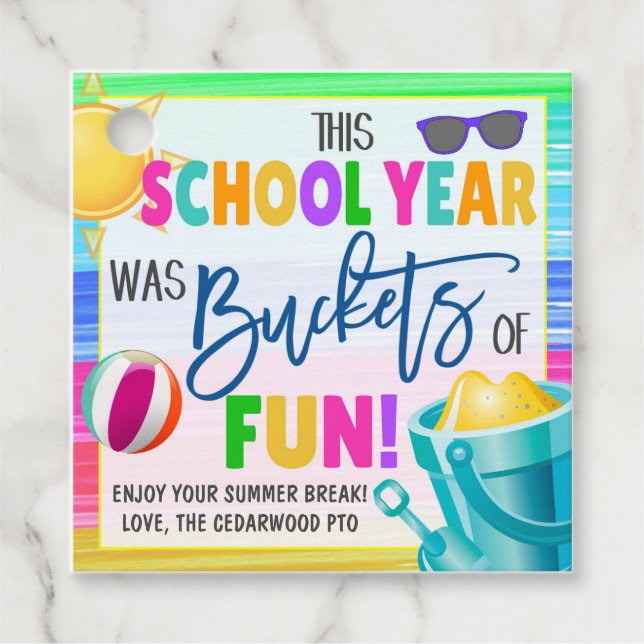 Étiquette cadeau de poche (Devant)