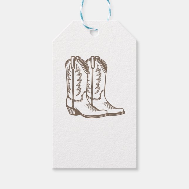 Étiquette cadeau de remerciement pour bottes de co (Devant)