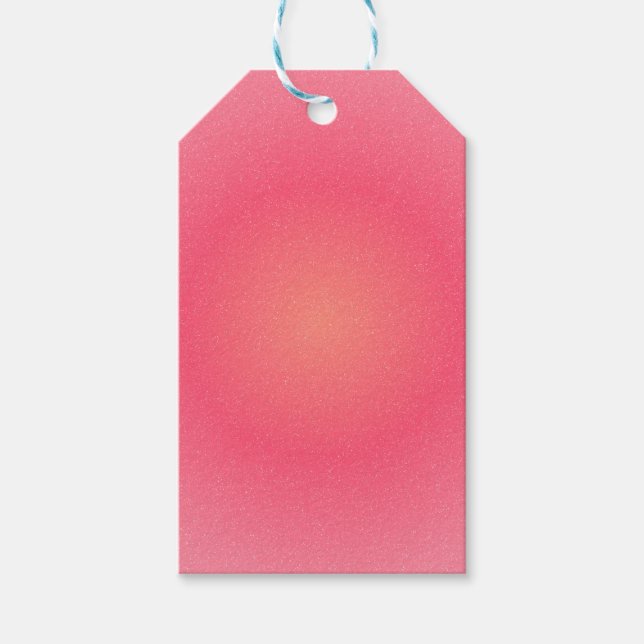 Étiquette Cadeau Dégradé Rose Fard – Élégante & St (Devant)