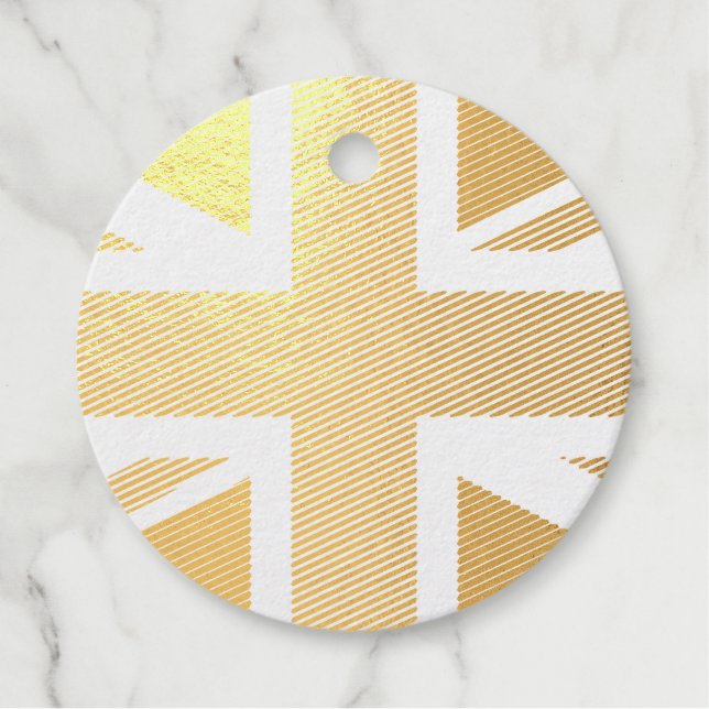 Étiquette-cadeau Drapeau du Royaume-Uni (Devant)