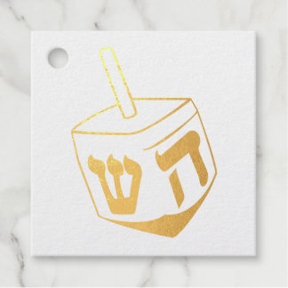 Étiquette-cadeau Dreidel