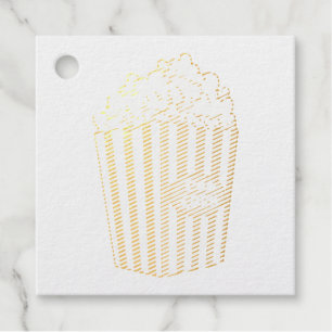 Étiquette-cadeau Drôle Popcorn, Cadeaux Popcorn, Amateur De Film