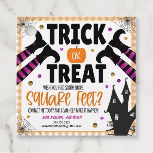 Étiquette cadeau du réalisateur Halloween