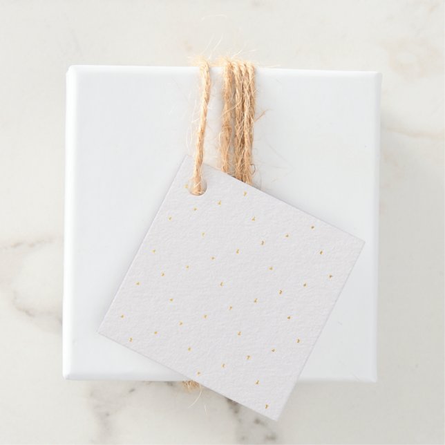 Étiquette-cadeau Élégance de la Saint-Valentin Intemporelle (Avec boite)