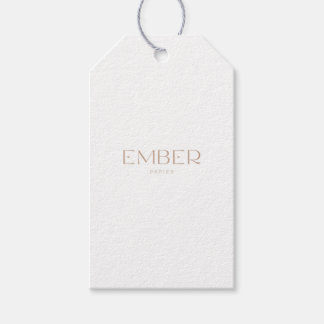 Étiquette cadeau Ember Papier 2x3.5 Téléchargez vo