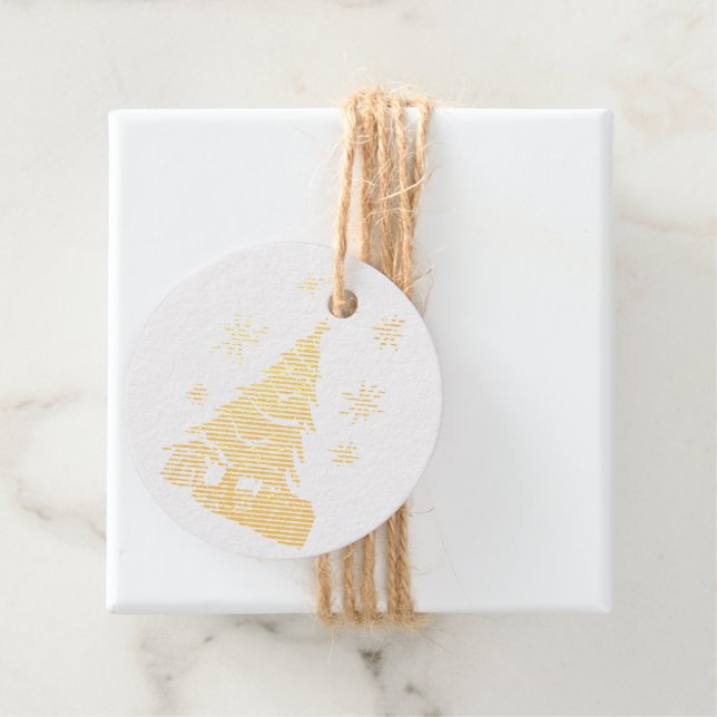 Étiquette cadeau et encadrements cadeaux (Avec boite)