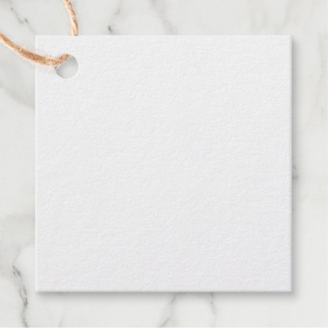 Étiquette-cadeau Favoriser l'étiquette de feuille d'aluminium (Devant)