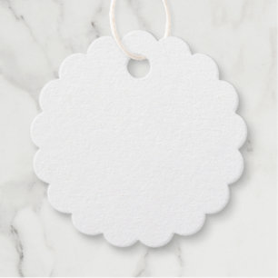 Étiquette-cadeau Feuille de papier d'aluminium Favori Tag