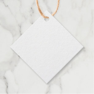 Étiquette-cadeau Feuille de papier d'aluminium Favori Tag