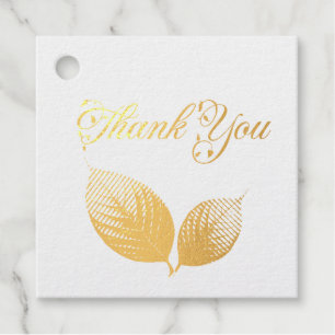 Étiquette-cadeau Feuilles iridescentes pastel Mariage pastels rêveu