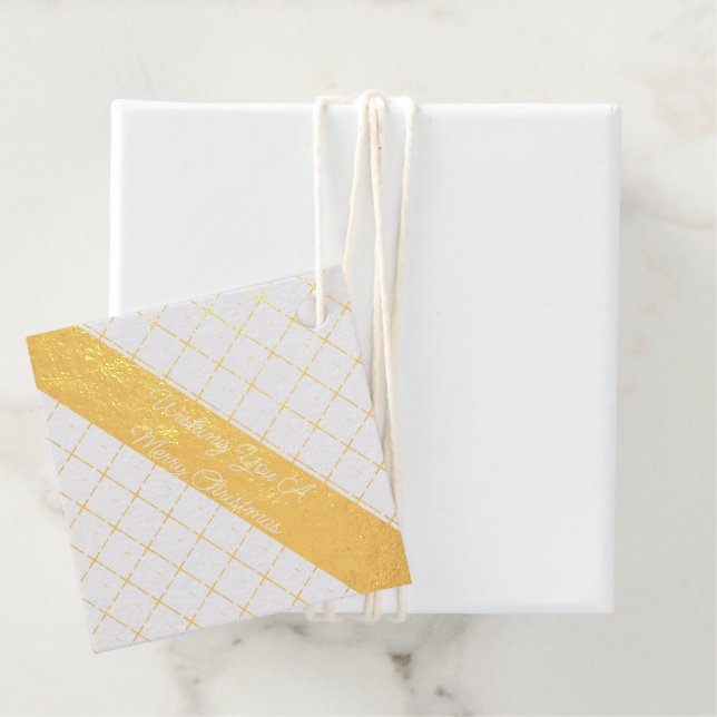 Étiquette-cadeau Fraser Red Patiné Original Tartan écossais (Avec boite)