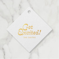 Gold Foil Moderne Minimaliste Obtenez Excité