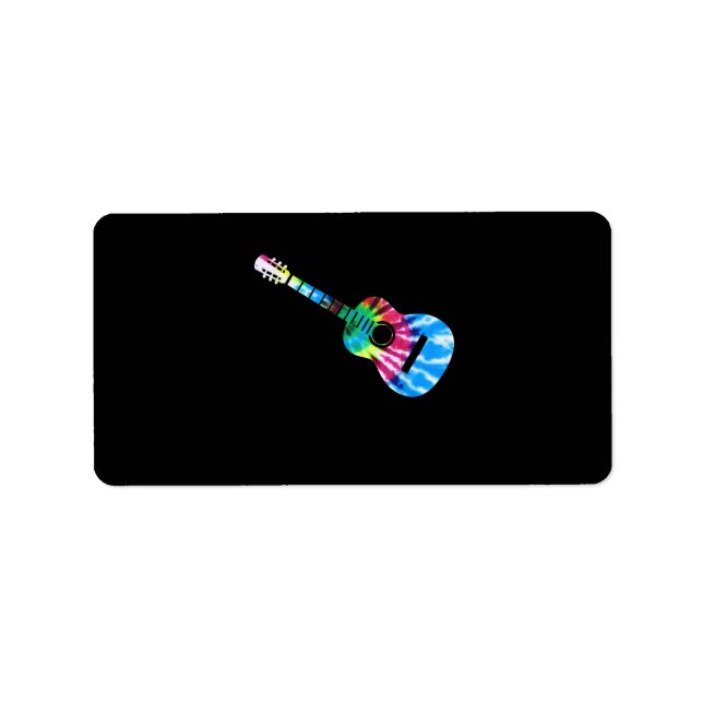 Étiquette Cadeau Guitare Guitaristes (Devant)