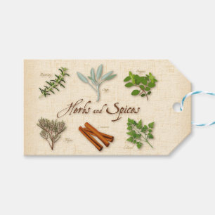 Étiquette cadeau Herbes et épices