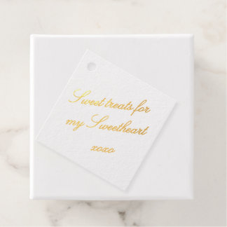 Étiquette-cadeau Idées de cadeaux de Saint-Valentin pour petit ami