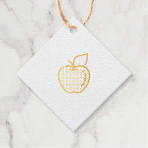 Étiquette-cadeau Image de fruit de pomme