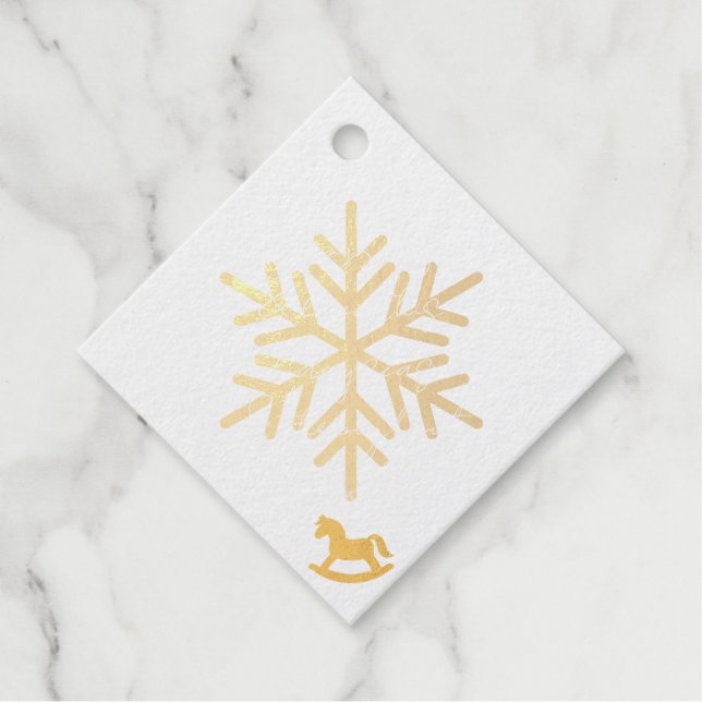 Étiquette-cadeau Invitation en aluminium (Devant)