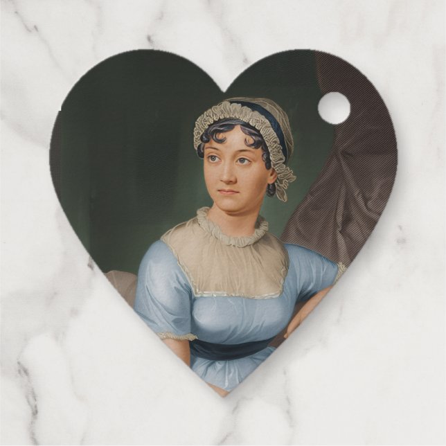 Étiquette-cadeau Jane Austen (Dos)