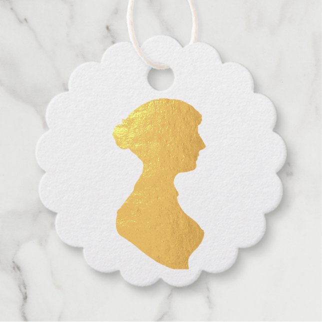 Étiquette-cadeau Jane Austen (Devant)