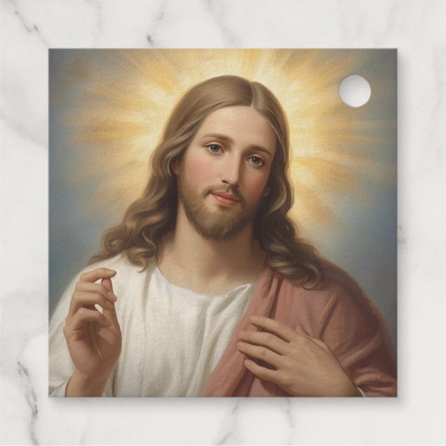 Étiquette-cadeau Jésus-Christ - Occasions religieuses (Dos)