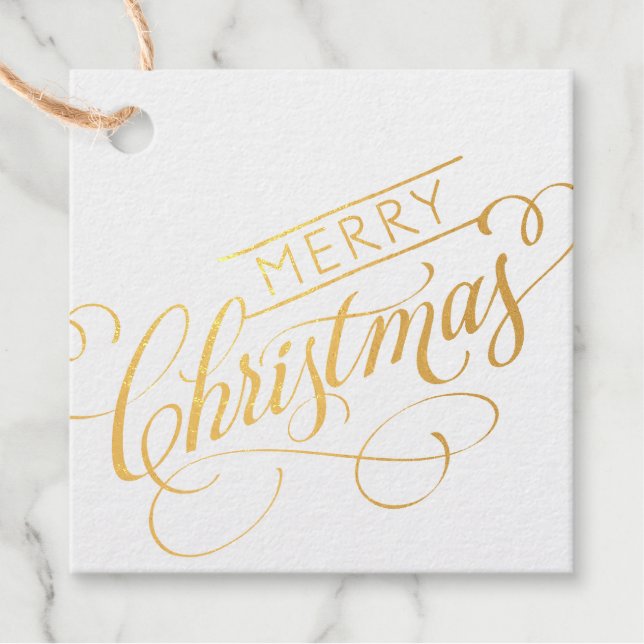 Étiquette-cadeau Joyeux Noël (Devant)