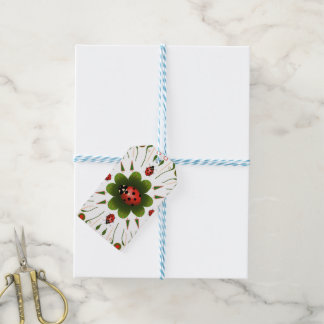 Étiquette cadeau Ladybug
