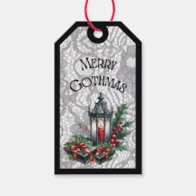 Étiquette Cadeau Lanterne de Gothmas avec Présents