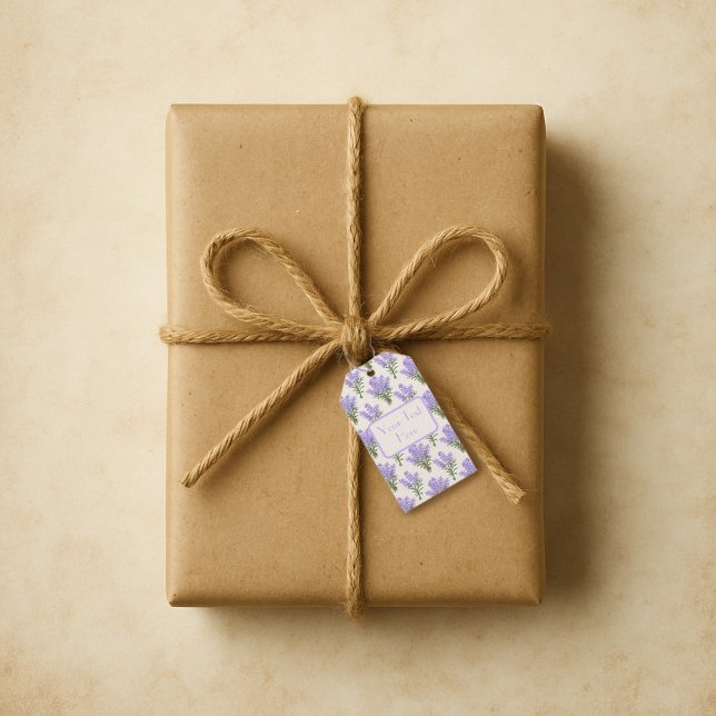 Étiquette Cadeau Lavande de Provence (Créateur téléchargé)