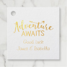 L'aventure Attend Bonne Chance Personnalisé
