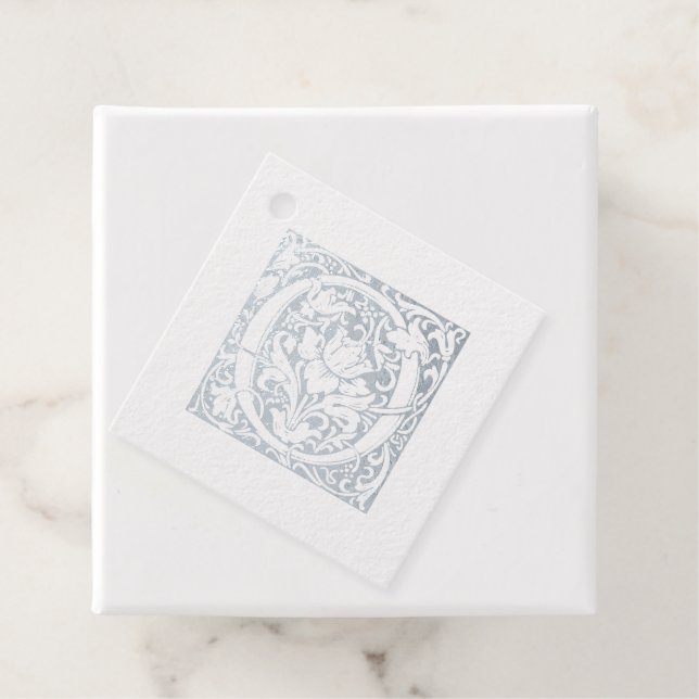 ÉTIQUETTE-CADEAU LETTRE ÉCLAIRÉE O ANNIVERSAIRE D'ARGENT (Avec boite)