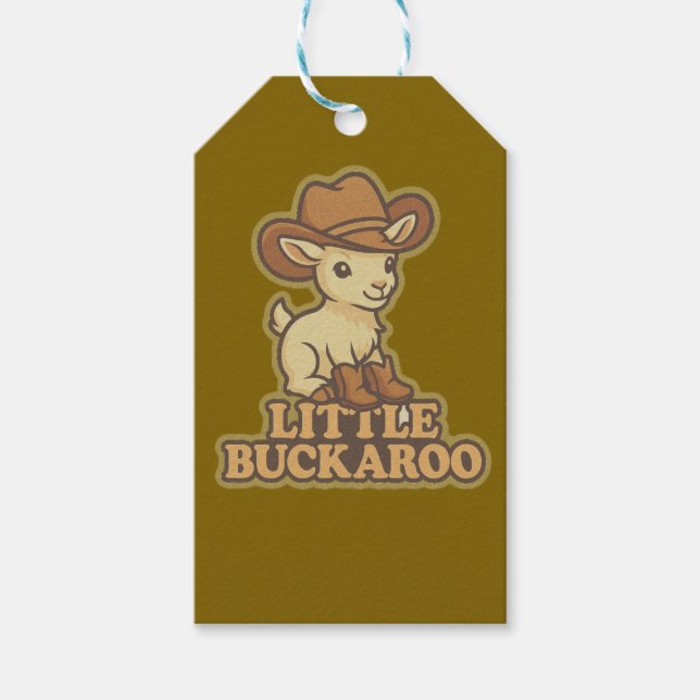 Étiquette cadeau Little Buckaroo (Devant)