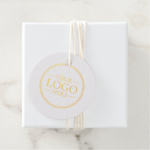 Étiquette-cadeau Logo d'entreprise personnalisé