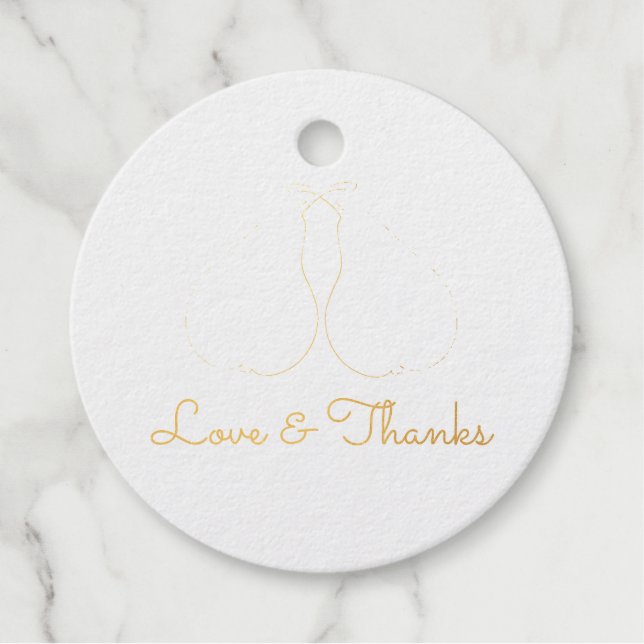Étiquette-cadeau L'oreille parfaite - Amour&Merci (Devant)