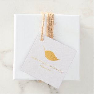 Étiquette-cadeau Luxe Mariage de automne Bourgogne