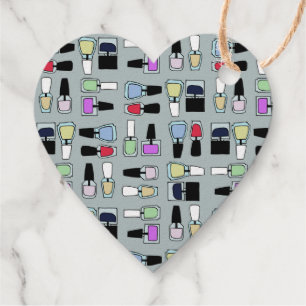 Étiquette-cadeau Mani remercie nailpolis or motif