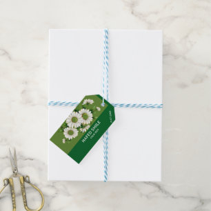 Étiquette cadeau Marguerite, Étiquette cadeau anni