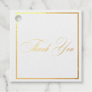 Étiquette-cadeau Mariage de calligraphie d'église