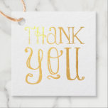 Étiquette-cadeau MERCI moderne fun main lettré typographie<br><div class="desc">par kat massard >>> WWW.SIMPLYSWEETPAPERIE.COM <<< Un design très amusant,  mignon avec les mots "Cette saison" pour vos cadeaux de noël</div>