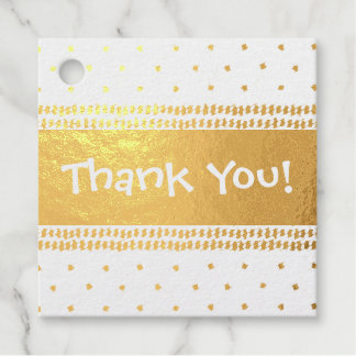 Étiquette-cadeau Merci Personnalisé  Spotty Motif