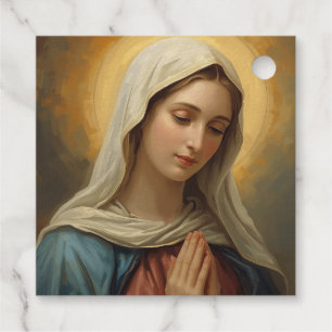 Étiquette-cadeau Mère Marie - Occasions religieuses