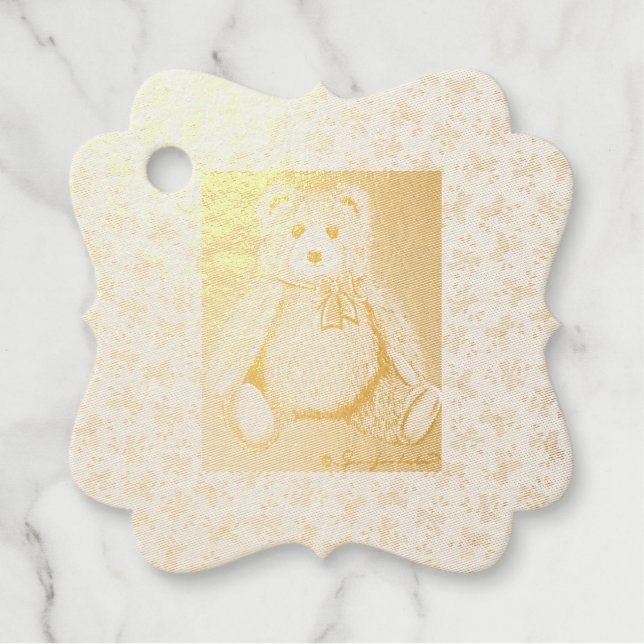 Étiquette-cadeau Mon Teddy! (Devant)