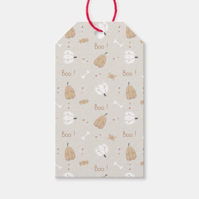 Étiquette cadeau Motif Halloween douce (Devant)