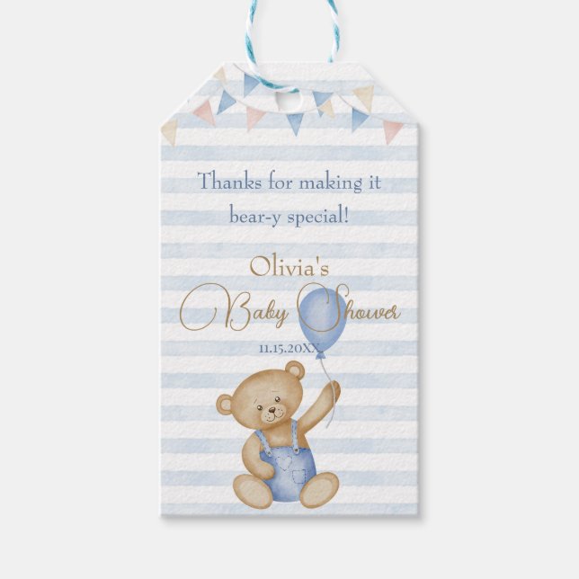 Étiquette Cadeau Nous pouvons à peine attendre – F (Devant)