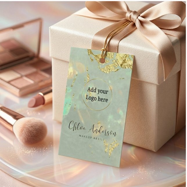 Étiquette Cadeau Opale Luxe Pour Emballage (Créateur téléchargé)